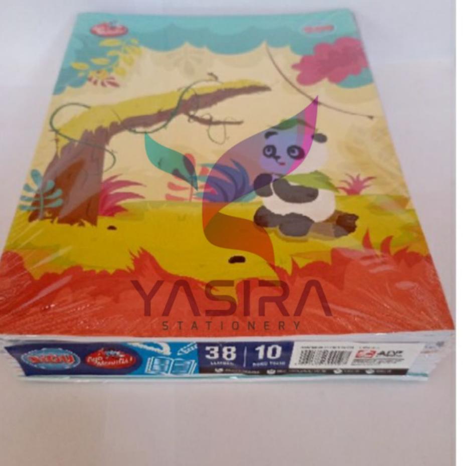 

Paling Dicari|SQ27|( 900 Gram ) SATU PACK 10 PCS Buku Tulis Sinar DUnia SIDU 38