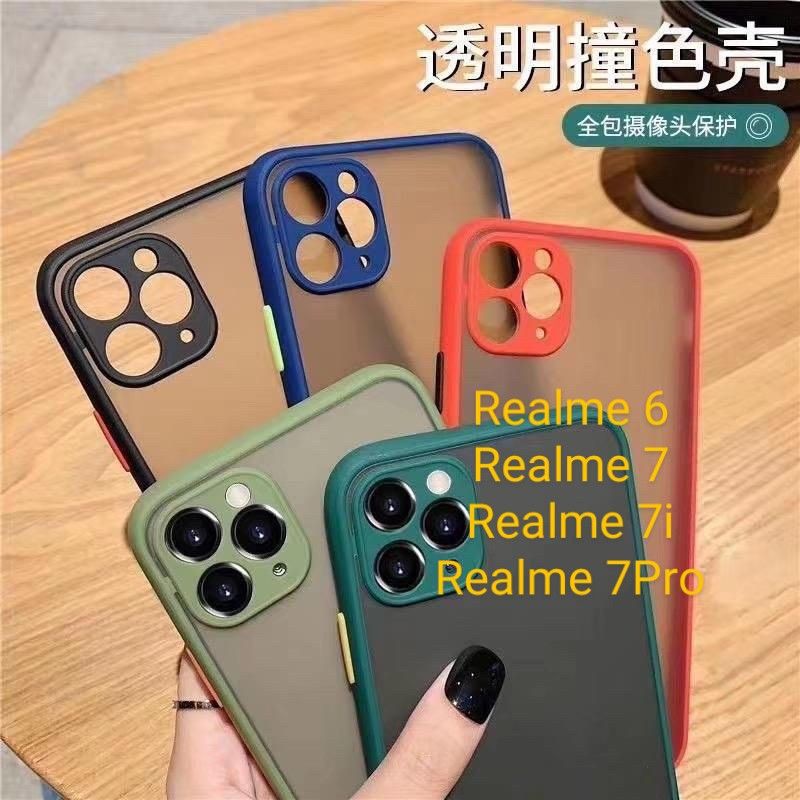 Realme 6 7 7i 7Pro Lens Full Matte Hardcase Elegan warna warni Casing Cover Case Aerocase