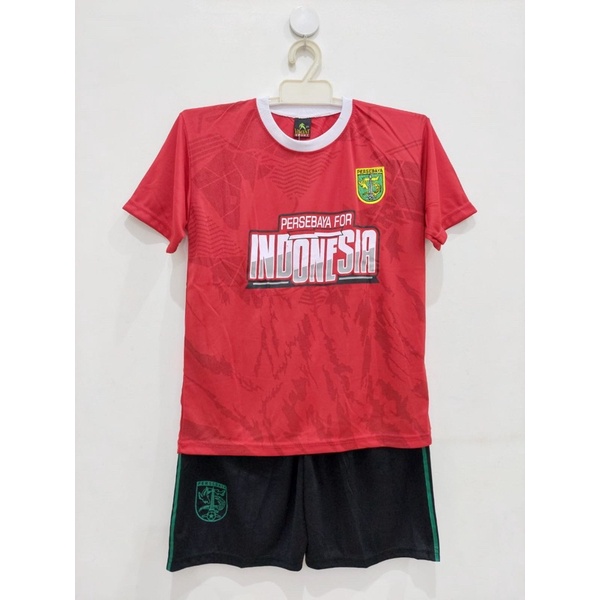 SETELAN JERSEY ANAK PERSEBAYA HOME KIDS BONCIL BONEK CILIK BEST SELLER