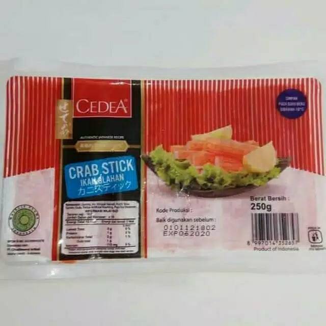 

CEDEA Crabstick 250gram frozen food