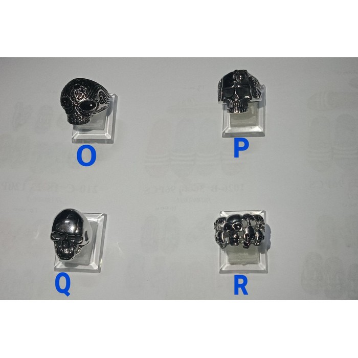 ORIGINAL cincin titanium/cincin tengkorak/skull ring/ring skull 887