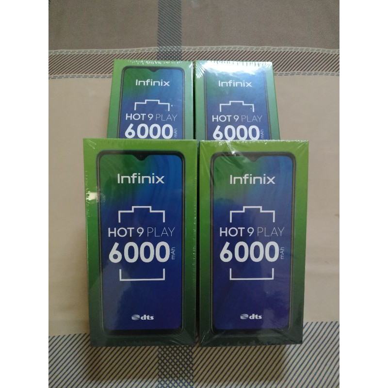 Infinix Hot 9 Play [3/64GB & 4/64GB] 6000 mAh Battery - Garansi Resmi - TERMURAH