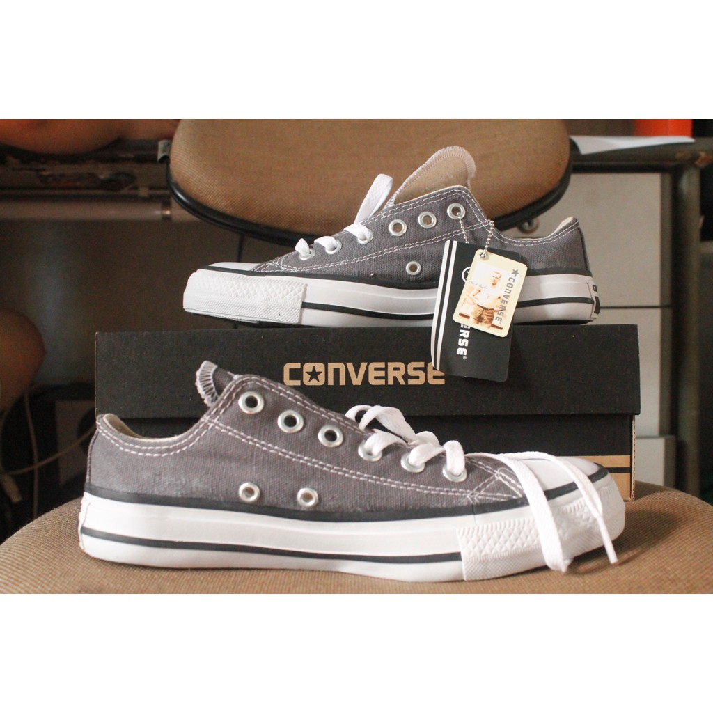 converse low basic grey