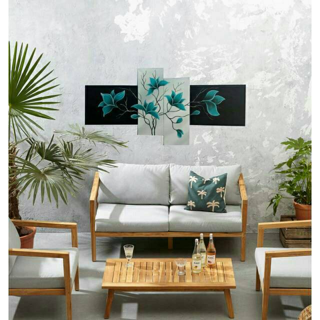 Wall Decor Hiasan Dinding Dekorasi Ruangan Pajangan Dinding Ruang Tamu Bunga Shopee Indonesia