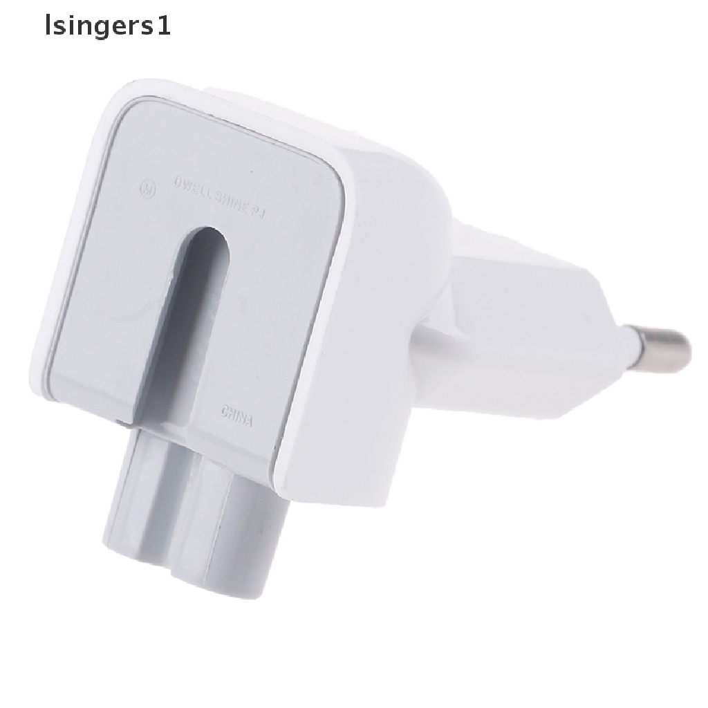 (lsingers1) Adapter Konverter Charger Power Supply US Ke EU Plug Untuk Mac Book
