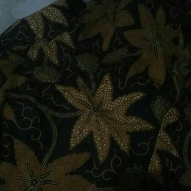 Promo Batik Hrb026 Kenongo Hem Pendek Padi Pekalongan M L Xl Batik Pria Murah Modern Grosir  Apbi