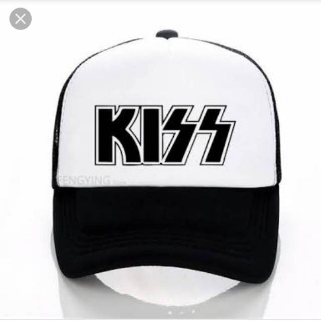 topi trucker band kiss rock!