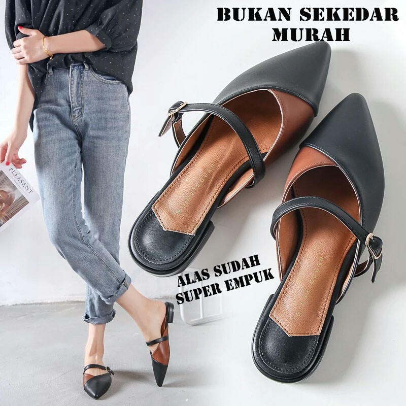 Sepatudari Karin REAL PIC BUKAN SEKEDAR MURAH Flatshoes wanita alas sudah super empuk KR-FS0029