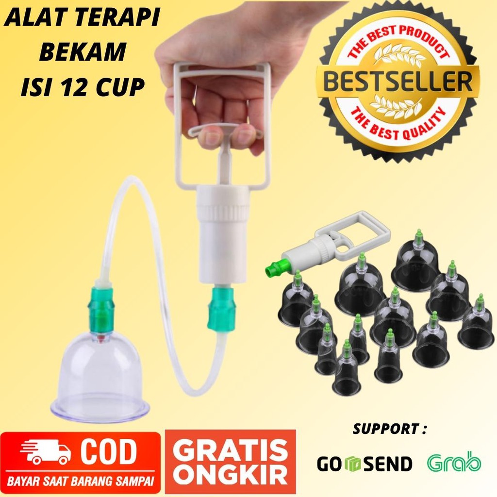 Alat Kesehatan Terapi Bekam Kop 12 Cup / Alat Bekam Kop