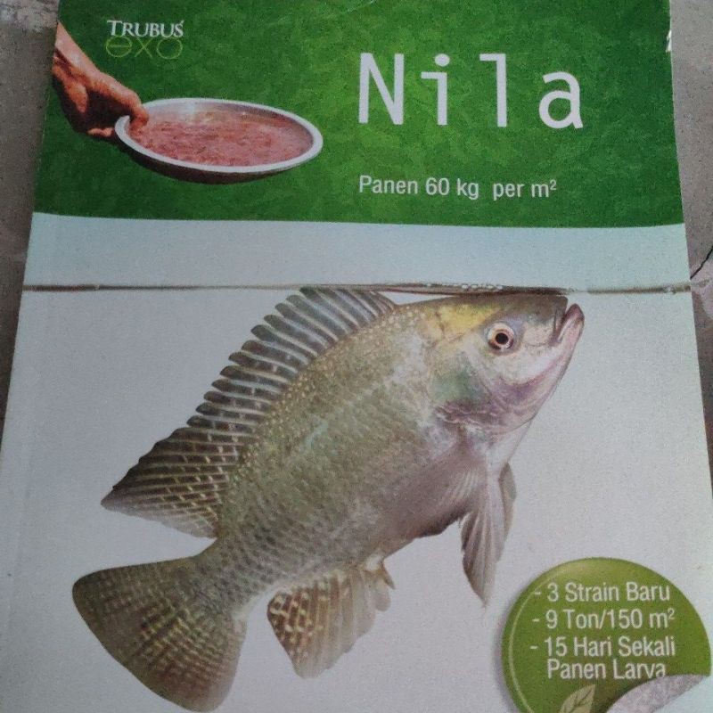 

buku panen nila 60kg per m2