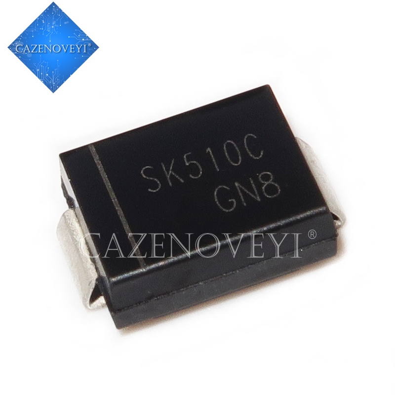 10pcs Ic Sk510C Sk510 Smc Do-214Ab