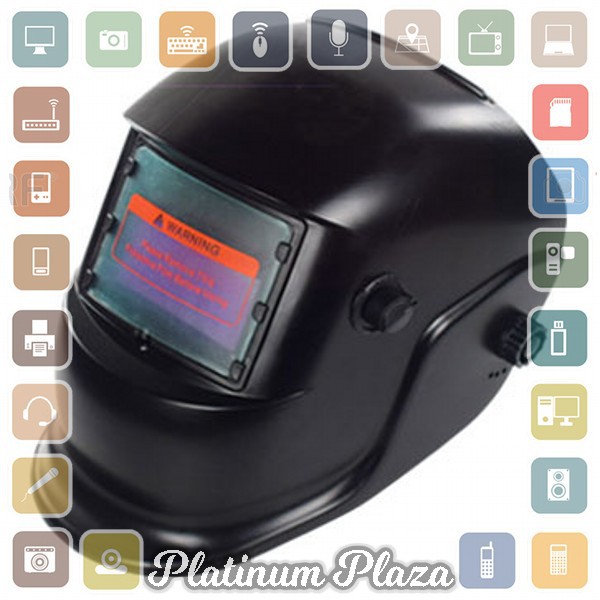 DEKO Helm Las Otomatis Auto Darkening Welding Helmet - MZ224 - Black`2OG7MZ-