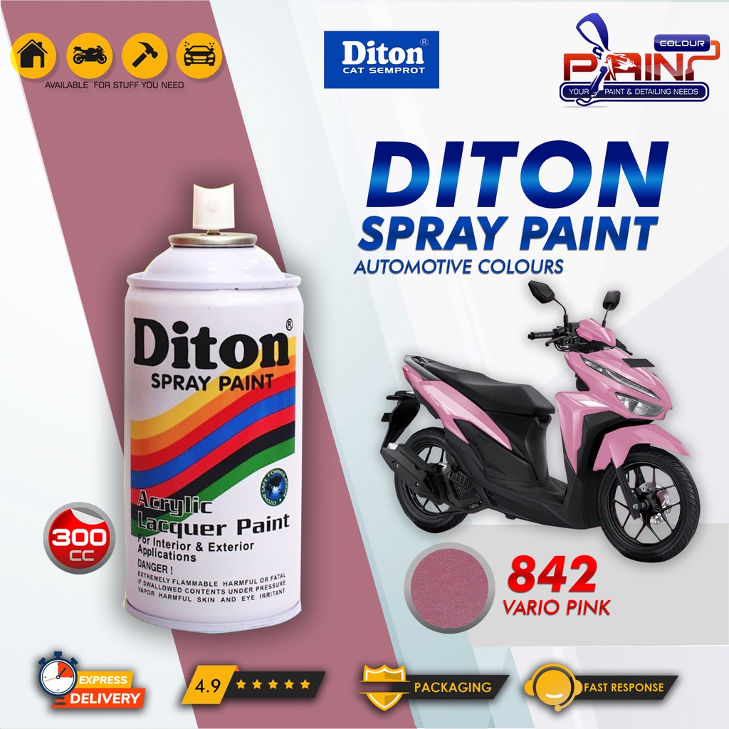 Diton 842 Vario Pink Cat Semprot/Pylox/Samurai Motor/Helm/Gundam