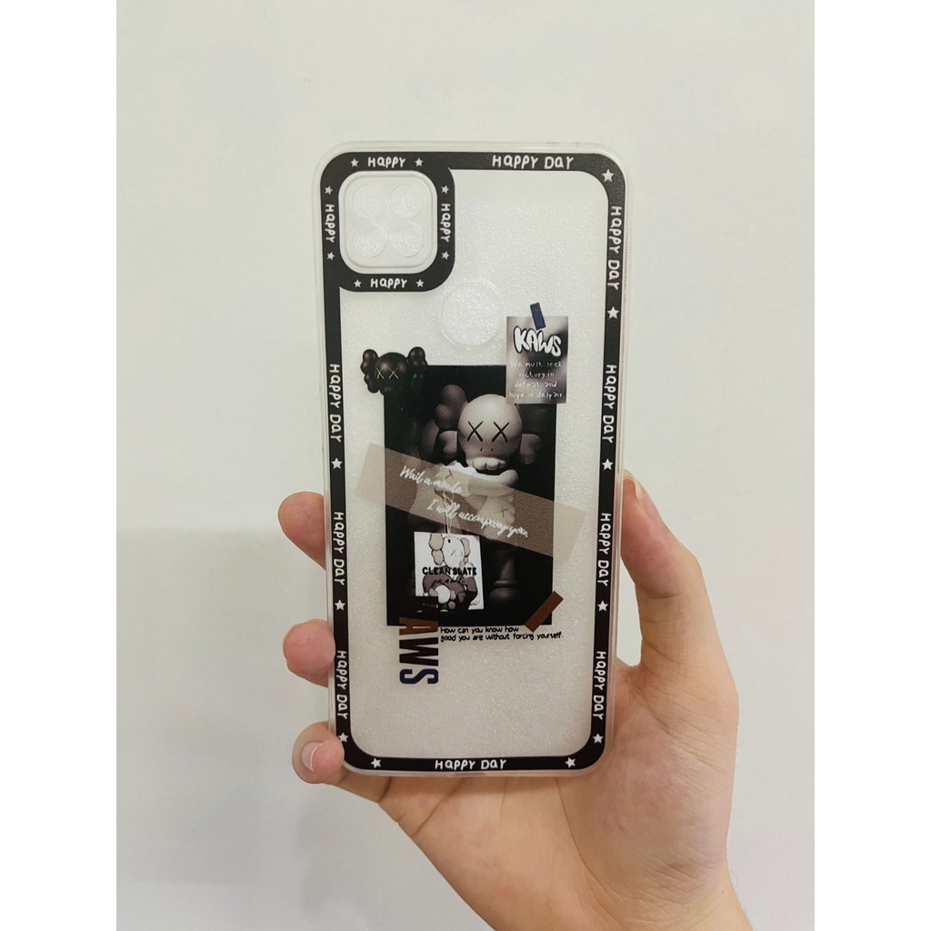 Softcase Clear Lens Motif Vice Kaws For Oppo Realme Vivo Xiaomi Samsung Infinix