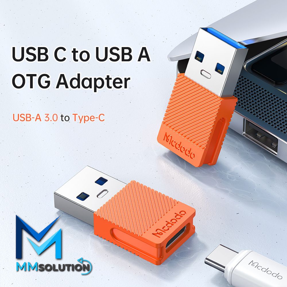 MCDODO OT-6550 Converter Charger OTG Type C To USB 3.0 FAST Audio Call