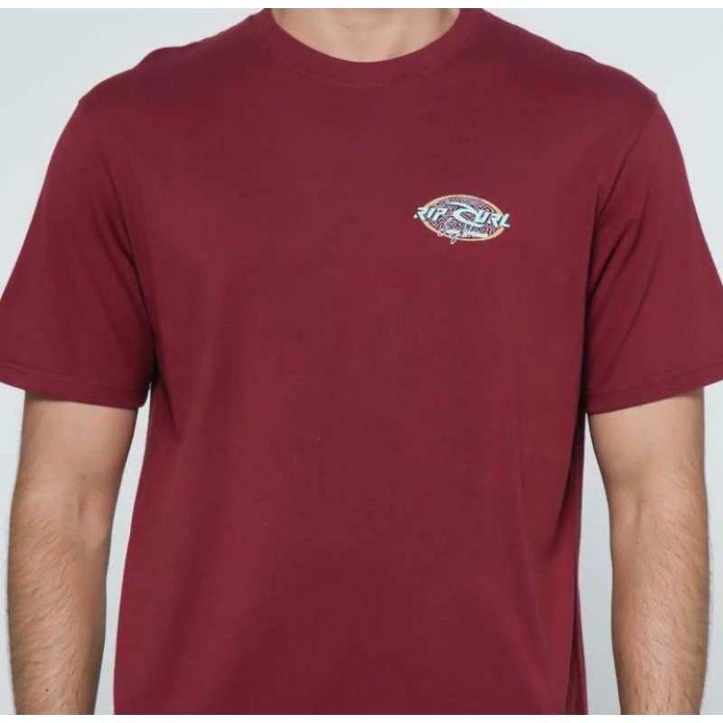 Kaos Ripcurl Fader Tee Maroon