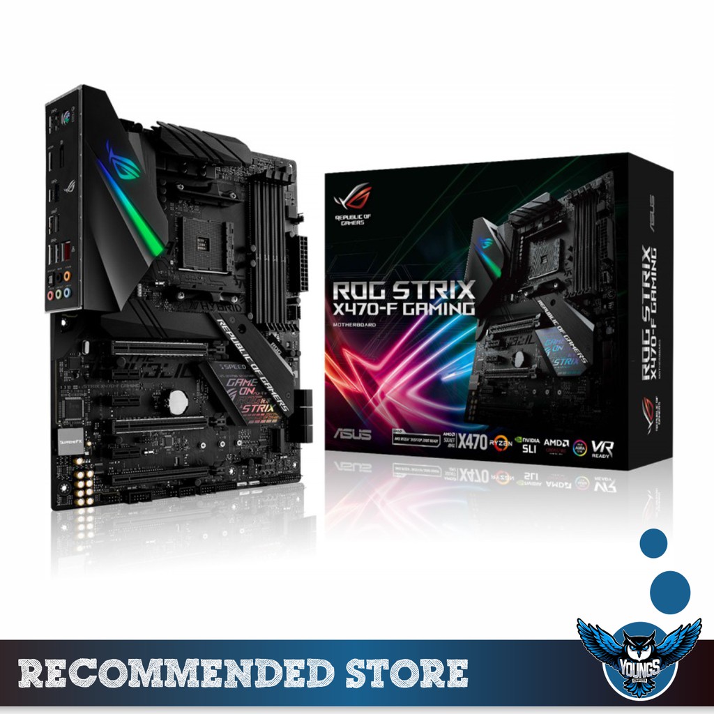 ASUS ROG STRIX X470-F GAMING AM4 DDR4 MOTHERBOARD AMD