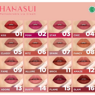 HANASUI Mattedorable Lip Cream