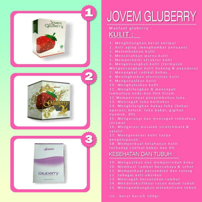 Jovem 4jovem Gluberry 100gr