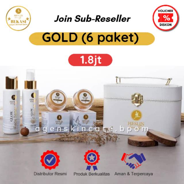 Grosir Skincare HeslinBeauty Scincare Wajah BirdNest | Toner Glowing Cream Siang Malam Bumil Busui