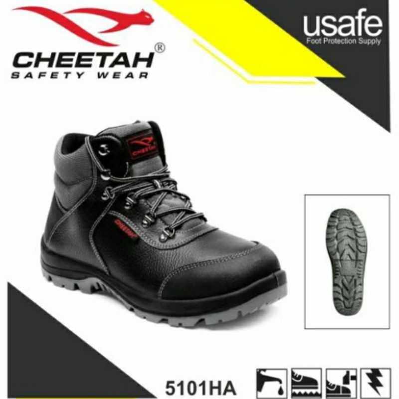 CHEETAH 5101 - Sepatu Safety Cheetah 5101 Original - Safety Shoesh cheetah 5101