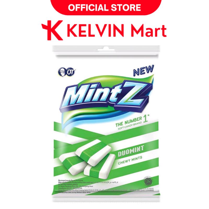 

Permen MintZ Candy Chewy Mints Double Mint Green Pck 115g | KELVIN Mart