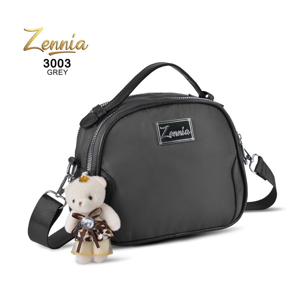 (TSI) Tas Selempang Wanita Zennia 3003 Tas Fashion Korea Selempang Wanita Import Outdoor Sling Bag Anak Remaja Perempuan Crossbody Travel Hp Kecil Shoulder Trendy Fashion Cewek Casual Pesta Style