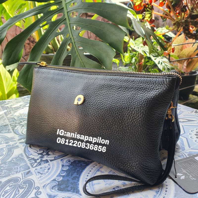 papillon k3469 tas papillon pria/ wanita tas kulit asli