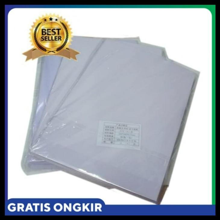 

TERLARIS KERTAS PVC INSTANT ID CARD A4 50 SHEET MERK AMANDA PER PAK TERLARIS