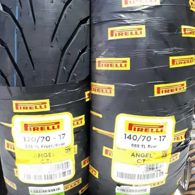 Ban Pirelli Angel City Ukuran 140/70 Ring 17 TL for CBR, CB150, R15, MT25, R25, Byson, GSX