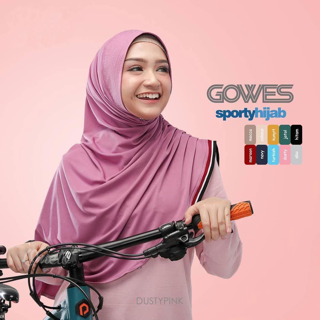 GOWES HIJAB SPORTY HIJAB INSTAN SYARI / HIJAB INSTAN MURAH / HIJAB TERBARU