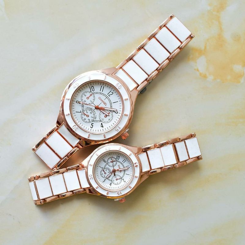 Jam R0Iex &amp; C*hann3L rantai - Unisex - jam Couple R0le*x