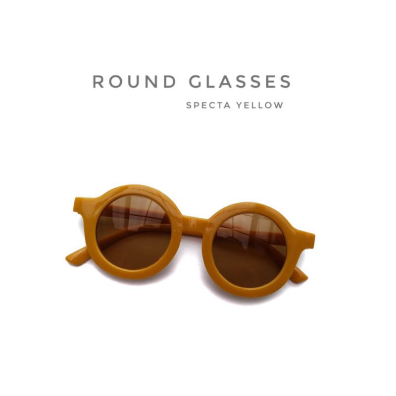 Kacamata anak | kacamata baby | around sunglasess | kacamata kekinian-Specta yellow