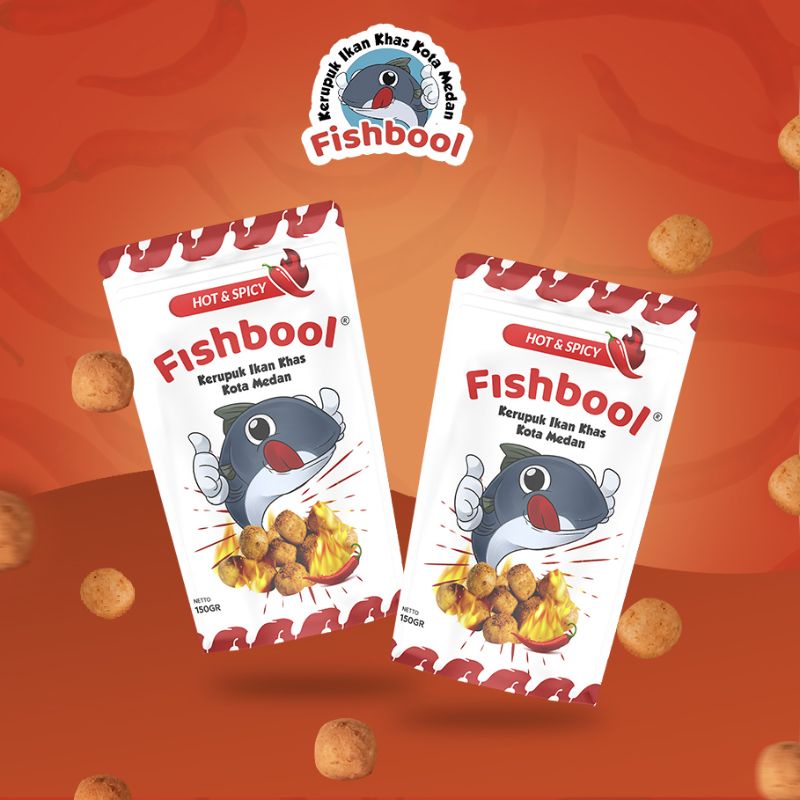 

Kerupuk Ikan Tenggiri Rasa "Pedas" - Fishbool Spicy
