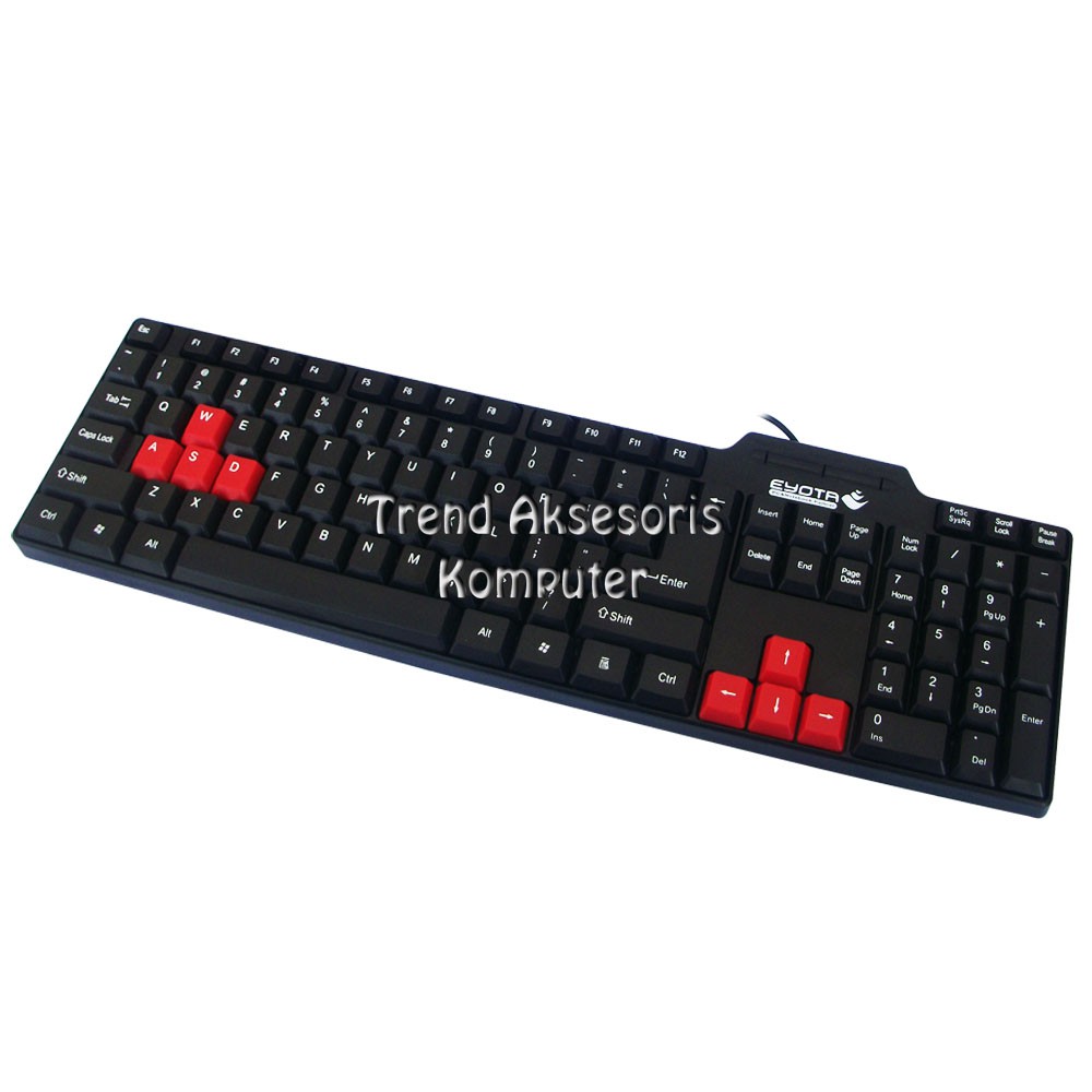 Trend-Eyota KB2308  Multimedia Keyboard USB - Hitam