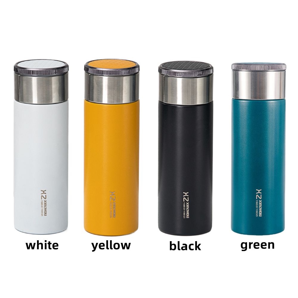 Solighter 500ml Vacuum Flasks Infuser Stainless Steel Memisahkan Thermal Mug