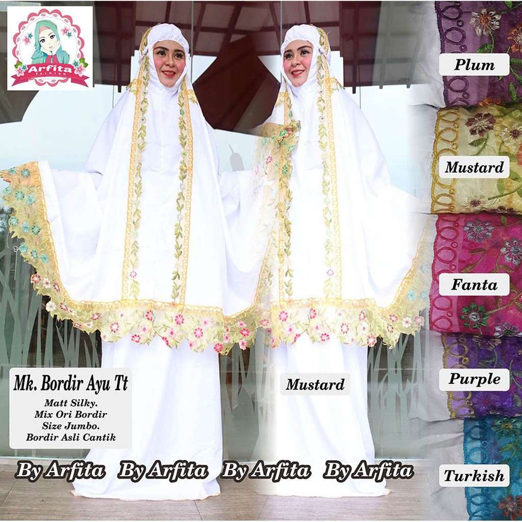 mukena bordir ayu tingting