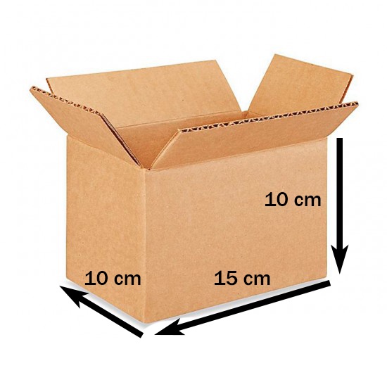 

Kardus Box - Polos -15 cm x 10 cm x 10 cm - SWR