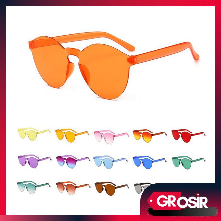 Grosir - F298 (Anak/Ukuran Kecil) Kacamata Fashion Transparan / Eyeglases /  Aksesoris Wanita
