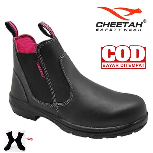 Sepatu Safety Women Cheetah 4108H FREE Sepasang Kaos Kaki