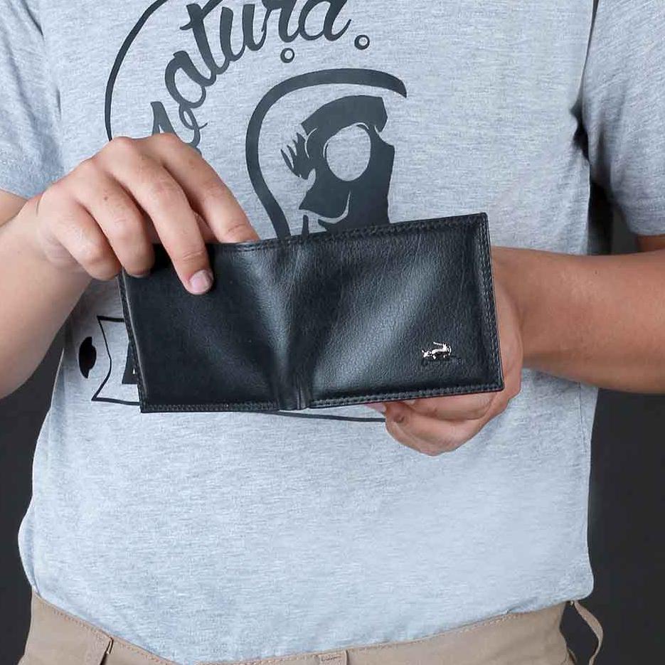 DOMPET PRIA LIPAT PENDEK KULIT SINTETIS ASLI ORIGINAL BRANDED EKSKLUSIF DOMPET CROCODILE PREMIUM IMP