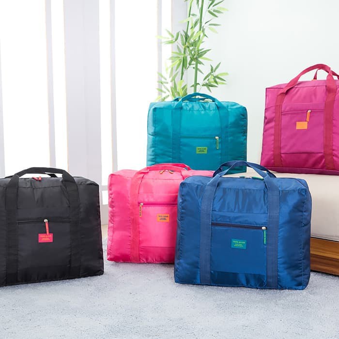 HARGA PROMO!! Foldable Travel Bag/Handbag Clothes Storage Organizer/Feelings Bags