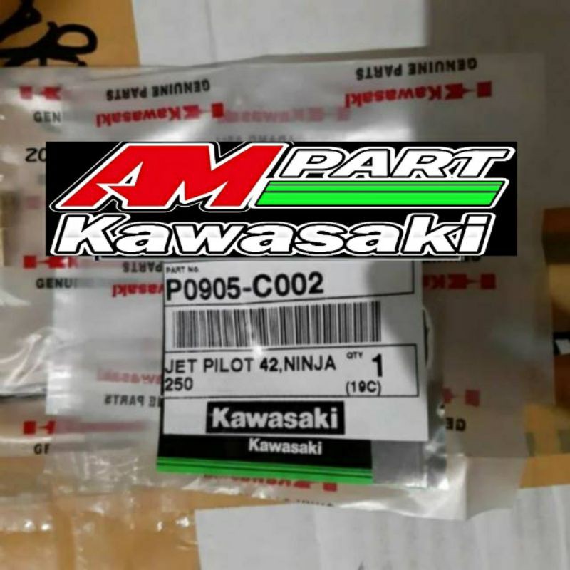 Pilot jet ukuran 42 ninja 250 original kawasaki