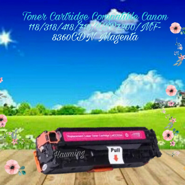 Toner Cartridge Compatible Canon CRG-118 318 718 CRG318 LBP-7200 7200Cd 7200cdn 7680 MF8360 Magenta