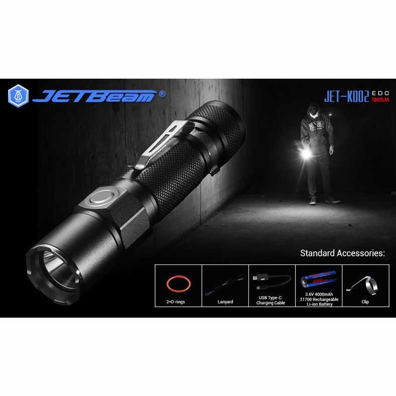 JETBeam KO-02 Senter LED CREE XHP35 1800 Lumens