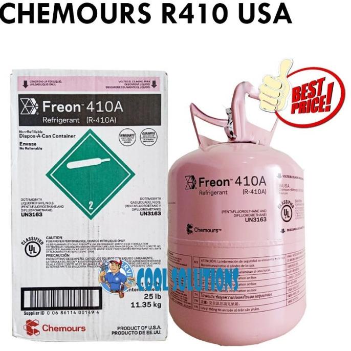 CHEMOURS Freon 410a USA ASLI