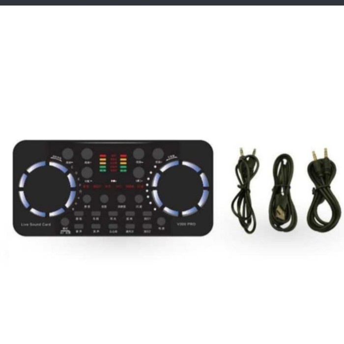 Soundcard V300 Pro Audio Bluetooth USB External Soundcard Live