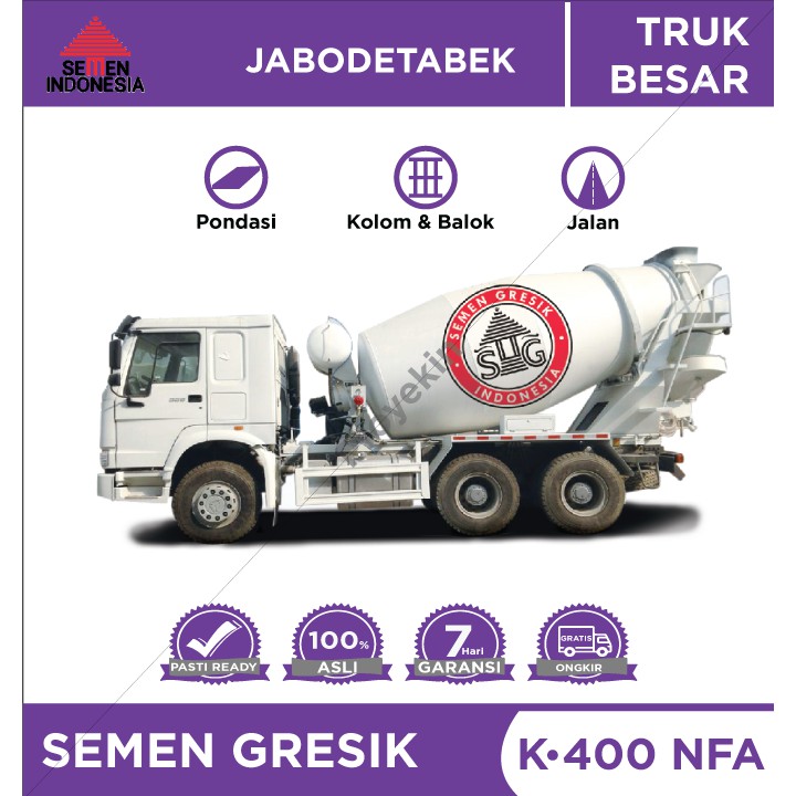 Readymix Semen Indonesia Beton K400 NFA