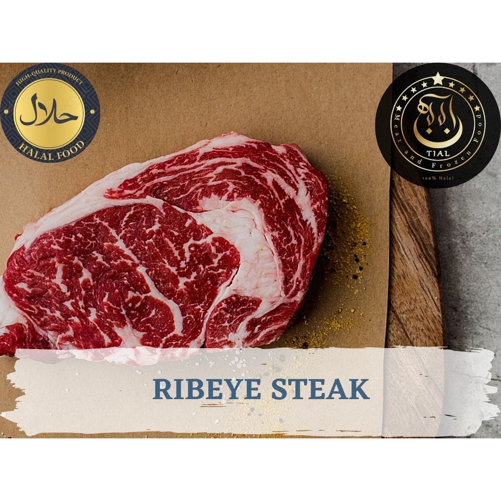 

Beef Ribeye Steak/ Daging Sapi/ Daging Steak/ Daging Pemium/ Daging Beku 500gr