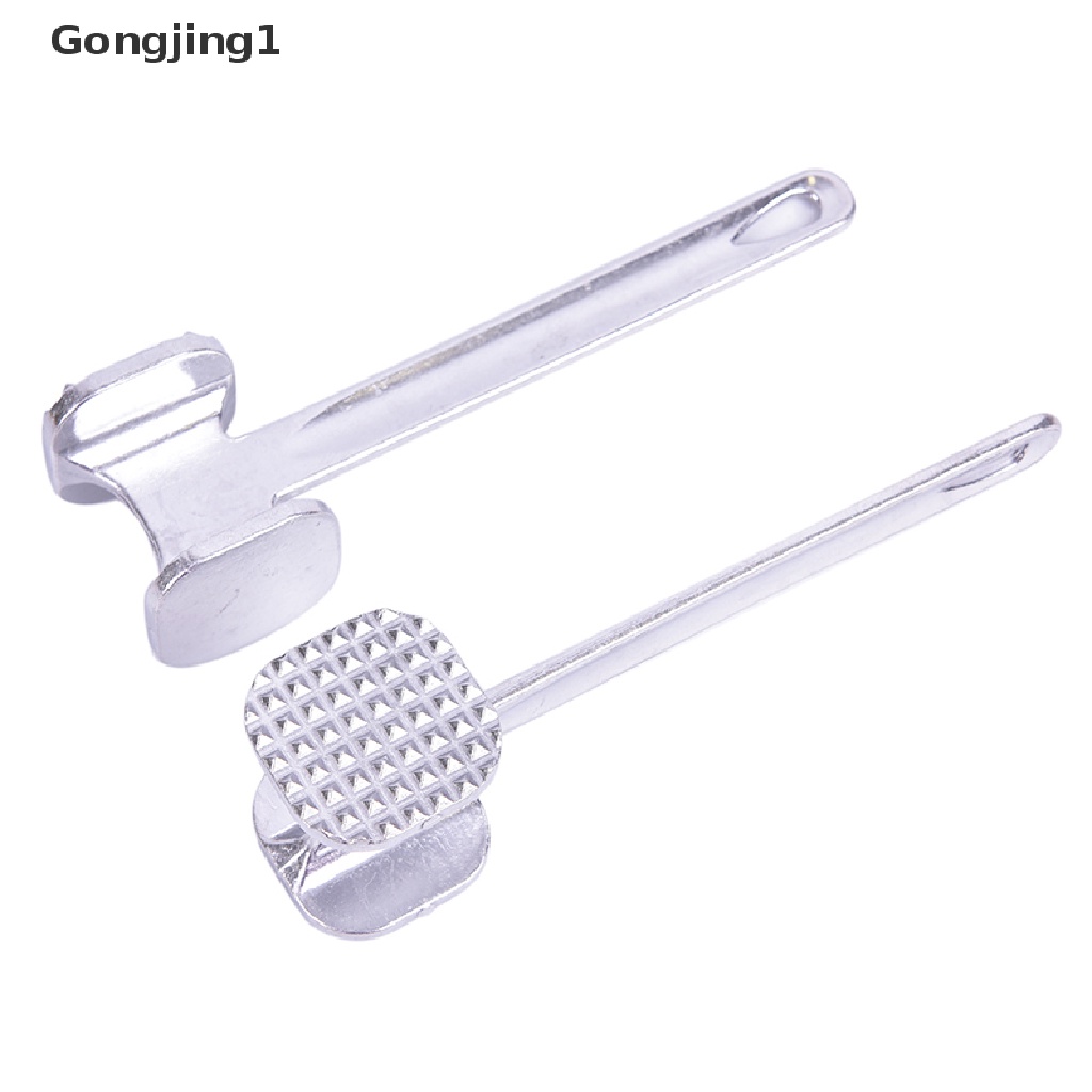 Gongjing1 1pc Palu Pelunak Daging Steak Bahan Stainless Steel